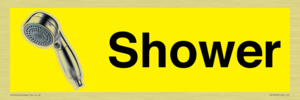Shower Dementia Friendly Yellow 